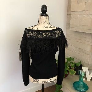 Boston Proper-Black cocktail-evening sweater